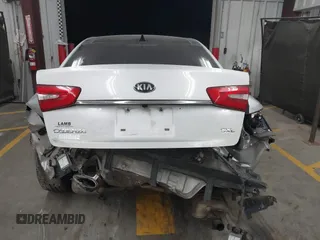2016 Kia Cadenza Premium with VIN KNALN4D72G5214513, listed as a IAAI auction lot 41879699 with 117,724 mi miles. Bid and sale history available at carsss.com. Image 17.