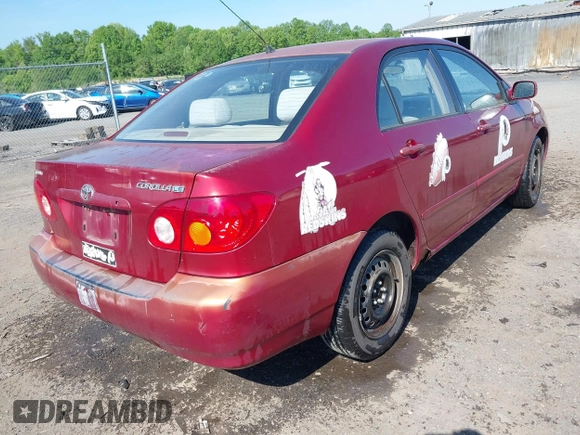 2004 Toyota Corolla CE with VIN 2T1BR32E44C296063, listed as a IAAI auction lot 42144391 with 299,999 mi miles and . Bid and sale history available at DreamBid. Image 4.