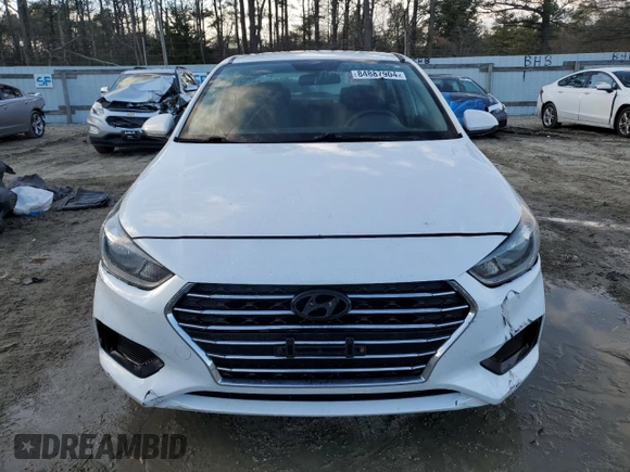2019 Hyundai Accent SE with VIN 3KPC24A37KE047365, listed as a Copart auction lot 84887904 with 115,483 mi miles and Salvage Title. Bid and sale history available at carsss.com. Image 5.