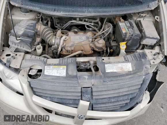 2005 Dodge Caravan SE с VIN 1D4GP24R25B314116, выставлен на аукционе Copart как лот 61596555 с пробегом 135 525 миль миль и Списание • Salvage title. История ставок и продаж доступна на DreamBid. Изображение 12.