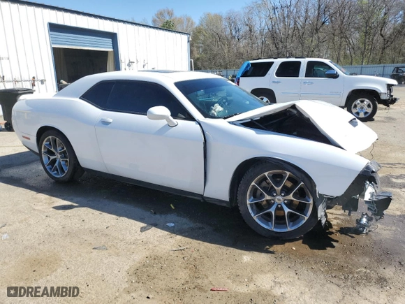 2022 Dodge Challenger GT with VIN 2C3CDZJG5NH140361, listed as a Copart auction lot 48810765 with 52,134 mi miles and Salvage Title. Bid and sale history available at carsss.com. Image 4.