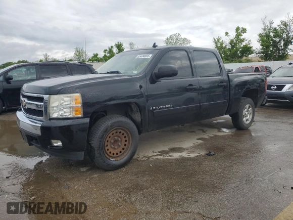 2007 Chevrolet Silverado 1500 LT w/1LT with VIN 3GCEC13J27G525848, listed as a Copart auction lot 55434655 with 188,483 mi miles and Clean Title. Bid and sale history available at carsss.com. Image 1.