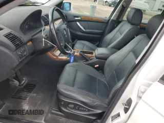 2002 BMW X5 3.0i with VIN 5UXFA53562LP38591, listed as a Copart auction lot 79087094 with 210,374 mi miles and Salvage Title. Bid and sale history available at carsss.com. Image 7.