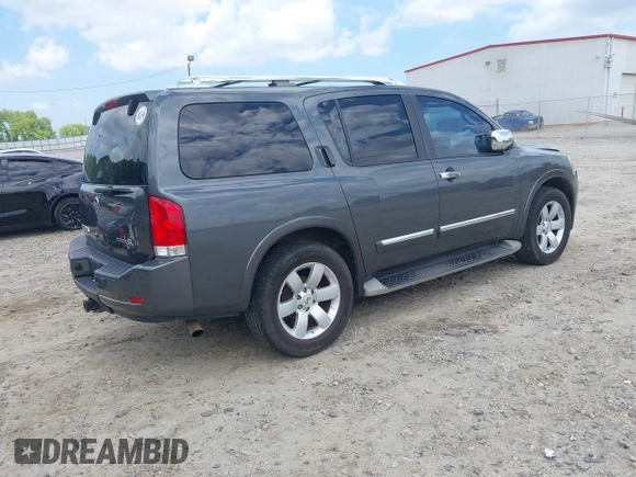 2012 Nissan Armada SV z VIN 5N1BA0ND5CN613266, wystawiony jako IAAI lot #42219986 z przebiegiem 223 319 mil mil oraz . Historia ofert i sprzedaży dostępna na DreamBid. Obrazek 4.
