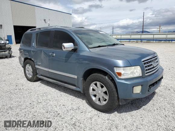 2008 Infiniti QX56 with VIN 5N3AA08C58N906100, listed as a Copart auction lot 51782595 with 268,502 mi miles and Salvage Title. Bid and sale history available at DreamBid. Image 4.