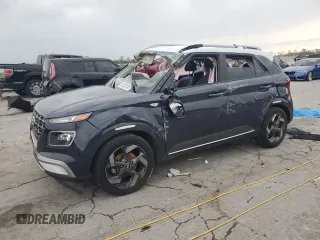 2022 Hyundai Venue Limited with VIN KMHRC8A3XNU187748, listed as a Copart auction lot 51633135 with 59,933 mi miles and Salvage Title. Bid and sale history available at DreamBid. Image 1.