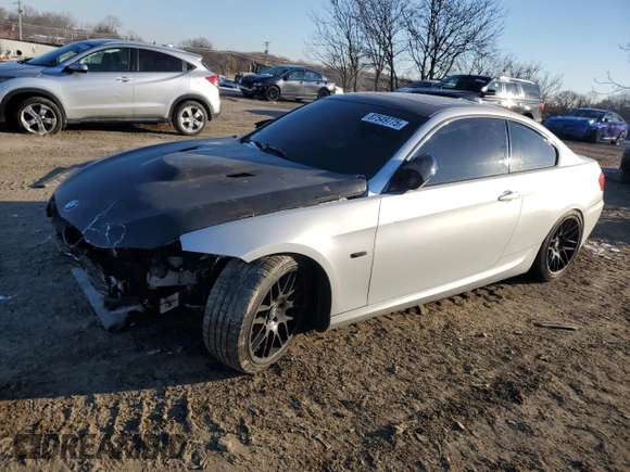 2011 BMW 3 Series 335is with VIN WBAKG1C58BE618199, listed as a Copart auction lot 87549775 with 102,081 mi miles and Salvage Title. Bid and sale history available at carsss.com. Image 1.