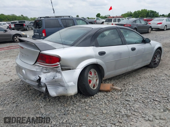 2004 Dodge Stratus SE z VIN 1B3EL36X74N266922, wystawiony jako IAAI lot #42092693 z przebiegiem 183 185 mil mil oraz . Historia ofert i sprzedaży dostępna na DreamBid. Obrazek 4.
