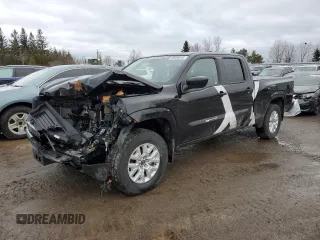 2024 Nissan Frontier SV with VIN 1N6ED1FK8RN660731, listed as a Copart auction lot 88958545 with 45,260 mi miles and Clean title. Bid and sale history available at DreamBid. Image 1.