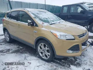 2014 Ford Escape Titanium с VIN 1FMCU0J99EUB96062, выставлен на аукционе IAAI как лот 41590192 с пробегом 82 090 миль миль и . История ставок и продаж доступна на DreamBid. Изображение 1.