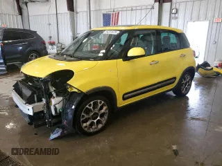 2014 FIAT 500L Trekking with VIN ZFBCFADH7EZ013707, listed as a Copart auction lot 54251675 with 99,735 mi miles and Non Repairable. Bid and sale history available at carsss.com. Image 1.