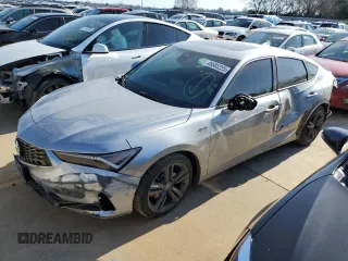 2024 Acura Integra w/A-Spec Package z VIN 19UDE4H3XRA013047, wystawiony jako Copart lot #46685225 z przebiegiem 3243 mil mil oraz Szkody całkowita. Historia ofert i sprzedaży dostępna na DreamBid. Obrazek 1.