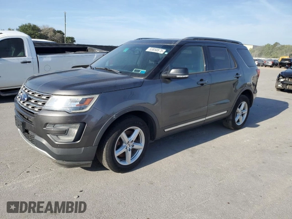 2016 Ford Explorer XLT with VIN 1FM5K8DHXGGC28521, listed as a Copart auction lot 53858875 with Not Provided miles and Clean Title. Bid and sale history available at carsss.com. Image 1.