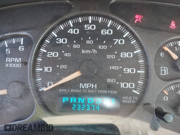 2002 Chevrolet Tahoe LS with VIN 1GNEC13Z52R329554, listed as a IAAI auction lot 41629942 with 232,374 mi miles and . Bid and sale history available at DreamBid. Image 15.