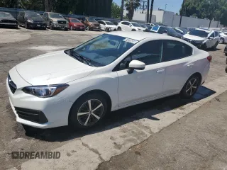 2022 Subaru Impreza Premium with VIN 4S3GKAV67N3605277, listed as a Copart auction lot 57478585 with 53,503 mi miles and Clean title. Bid and sale history available at DreamBid. Image 1.