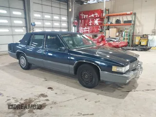 1989 Cadillac DeVille z VIN 1G6CD5159K4356924, wystawiony jako IAAI lot #41526057 z przebiegiem 148 134 mil mil oraz . Historia ofert i sprzedaży dostępna na DreamBid. Obrazek 1.