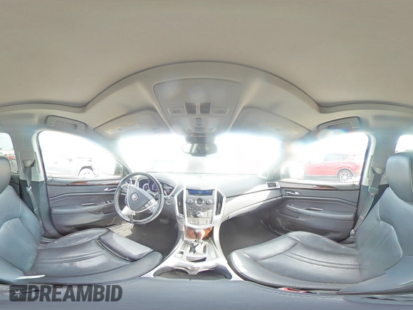 2012 Cadillac SRX Premium Collection with VIN 3GYFNCE3XCS596550, listed as a Copart auction lot 63011585 with 98,004 mi miles and Salvage title. Bid and sale history available at DreamBid. Image 16.