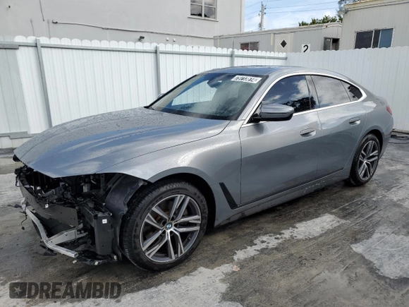 2024 BMW 4 Series 430i with VIN WBA63AV00RFR54092, listed as a Copart auction lot 79713614 with 30,260 mi miles and Clean Title. Bid and sale history available at carsss.com. Image 1.
