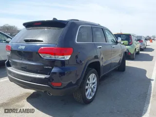 2017 Jeep Grand Cherokee Limited with VIN 1C4RJFBGXHC789995, listed as a IAAI auction lot 41805454 with 35,122 mi miles. Bid and sale history available at carsss.com. Image 4.