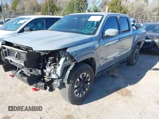 2023 Nissan Frontier Pro-4X with VIN 1N6ED1EK7PN670665, listed as a IAAI auction lot 41785130 with 21,561 mi miles and . Bid and sale history available at DreamBid. Image 18.