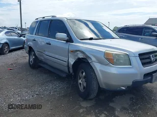 2006 Honda Pilot EX-L with VIN 2HKYF18596H563583, listed as a IAAI auction lot 42183326 with 181,665 mi miles and . Bid and sale history available at DreamBid. Image 6.