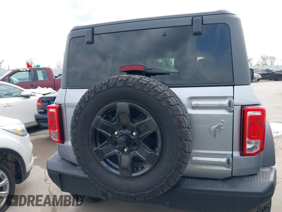 2024 Ford Bronco Black Diamond with VIN 1FMDE1AH6RLA22976, listed as a IAAI auction lot 41913242 with 13,307 mi miles. Bid and sale history available at carsss.com. Image 16.