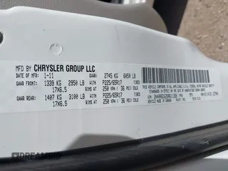 2011 Chrysler Town & Country Limited with VIN 2A4RR6DG2BR611268, listed as a IAAI auction lot 41853613 with 99,859 mi miles. Bid and sale history available at carsss.com. Image 9.