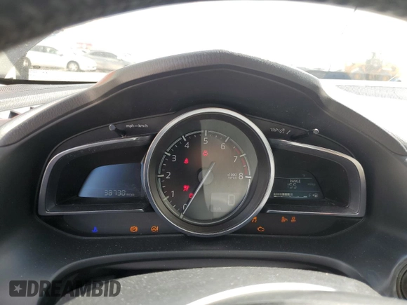 2018 Mazda 3 Grand Touring with VIN 3MZBN1W36JM197530, listed as a Copart auction lot 54550075 with 38,738 mi miles and Salvage Title. Bid and sale history available at DreamBid. Image 9.