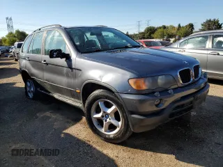 2003 BMW X5 3.0i with VIN 5UXFA53583LP27786, listed as a Copart auction lot 72170034 with 177,901 mi miles and Salvage Title. Bid and sale history available at carsss.com. Image 4.