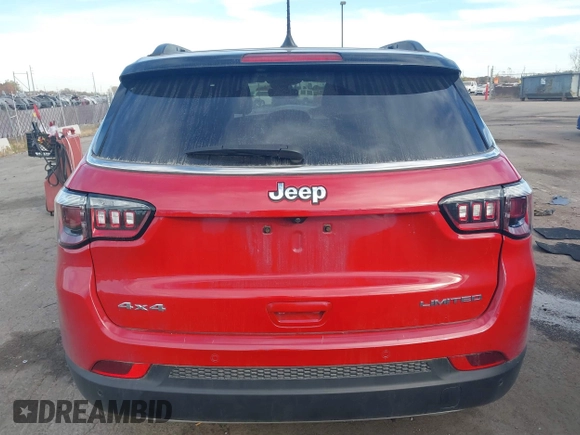 2023 Jeep Compass (RED) Edition with VIN 3C4NJDCN9PT551512, listed as a IAAI auction lot 40638010 with 28,096 mi miles and . Bid and sale history available at carsss.com. Image 16.