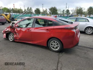 2016 Toyota Prius Two with VIN JTDKBRFU4G3516422, listed as a Copart auction lot 54629045 with 79,228 mi miles and Salvage Title. Bid and sale history available at DreamBid. Image 2.