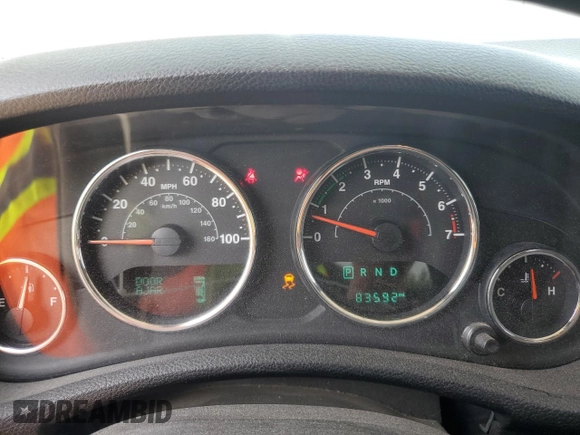 2015 Jeep Wrangler Unlimited Sport with VIN 1C4BJWDG2FL545561, listed as a Copart auction lot 60574045 with 83,592 mi miles and Salvage title. Bid and sale history available at DreamBid. Image 9.