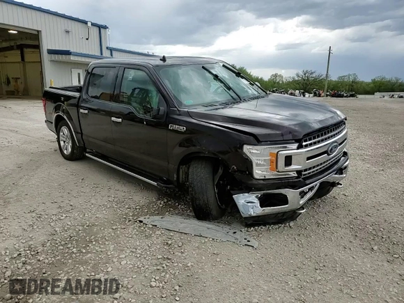 2019 Ford F-150 XL with VIN 1FTEW1EP6KFA59568, listed as a Copart auction lot 57139785 with 76,297 mi miles and Salvage title. Bid and sale history available at DreamBid. Image 13.