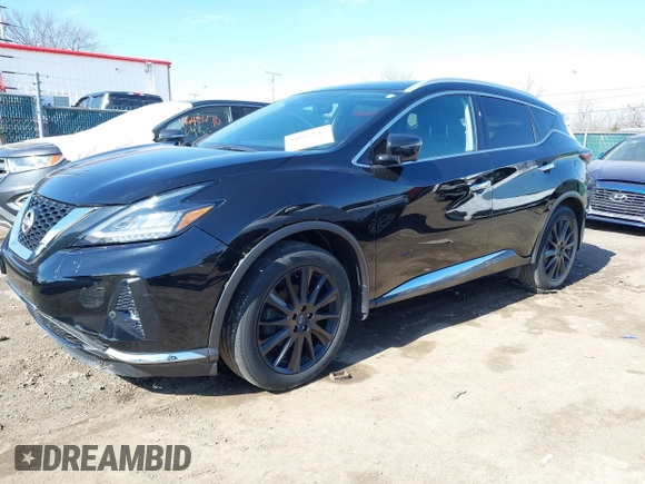 2023 Nissan Murano SL z VIN 5N1AZ2CS9PC104672, wystawiony jako IAAI lot #41697937 z przebiegiem 135 285 mil mil oraz . Historia ofert i sprzedaży dostępna na DreamBid. Obrazek 17.