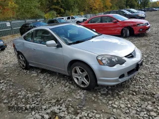 2003 Acura RSX Type S with VIN JH4DC53023C006126, listed as a Copart auction lot 74907054 with 159,043 mi miles and Salvage Title. Bid and sale history available at carsss.com. Image 4.
