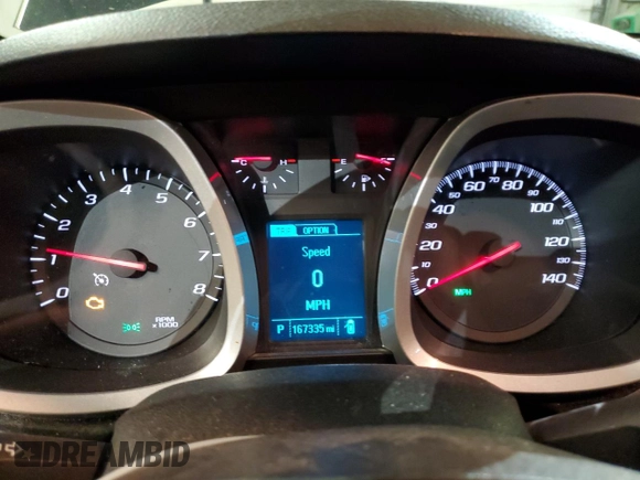 2017 Chevrolet Equinox LT with VIN 2GNFLFEK7H6336964, listed as a Copart auction lot 51655875 with 167,335 mi miles and Salvage Title. Bid and sale history available at DreamBid. Image 9.