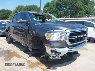 2019 Ram 1500 Big Horn with VIN 1C6RREFT8KN567890, listed as a IAAI auction lot 42492277 with 56,562 mi miles and . Bid and sale history available at DreamBid. Image 1.