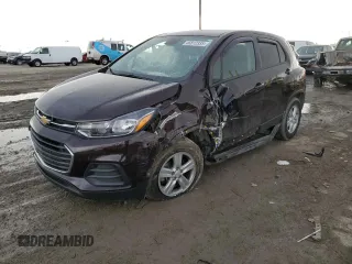 2021 Chevrolet Trax LS with VIN KL7CJNSB3MB356195, listed as a Copart auction lot 46812335 with 0 mi miles and Salvage Title. Bid and sale history available at carsss.com. Image 1.