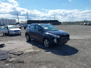 2018 Honda HR-V LX with VIN 3CZRU6H37JG708010, listed as a IAAI auction lot 42059990 with 100,822 mi miles. Bid and sale history available at carsss.com. Image 1.