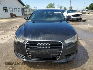 2014 Audi A6 Premium Plus with VIN WAUFGAFC9EN164626, listed as a Copart auction lot 61979655 with 125,204 mi miles and Salvage title. Bid and sale history available at DreamBid. Image 5.