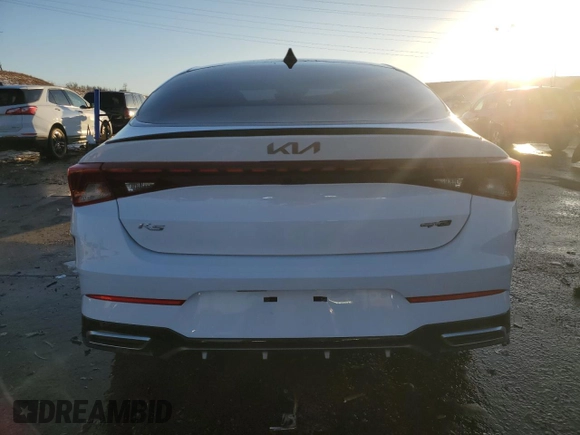 2022 Kia K5 GT-Line with VIN 5XXG64J21NG151942, listed as a Copart auction lot 42590535 with 22,053 mi miles and Salvage Title. Bid and sale history available at carsss.com. Image 6.