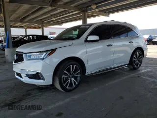 2020 Acura MDX w/Advance Pkg with VIN 5J8YD4H82LL014589, listed as a Copart auction lot 50556345 with 0 mi miles and Salvage Title. Bid and sale history available at carsss.com. Image 1.