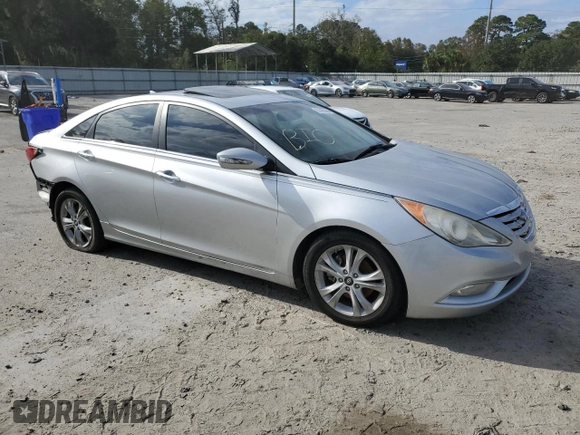 2011 Hyundai Sonata SE with VIN 5NPEC4AC3BH012579, listed as a Copart auction lot 81466064 with Not Provided miles and Salvage Title. Bid and sale history available at carsss.com. Image 4.