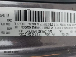 2015 Jeep Patriot Sport с VIN 1C4NJRBB4FD169963, выставлен на аукционе IAAI как лот 41838585 с пробегом 80 278 миль миль и . История ставок и продаж доступна на DreamBid. Изображение 9.
