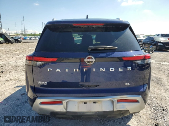 2023 Nissan Pathfinder SL z VIN 5N1DR3CB5PC214556, wystawiony jako Copart lot #55516955 z przebiegiem 34 942 mil mil oraz Szkoda całkowita • Salvage title. Historia ofert i sprzedaży dostępna na DreamBid. Obrazek 6.