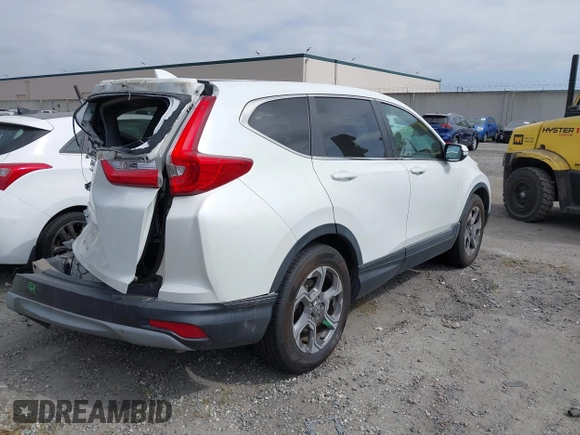 2019 Honda CR-V EX with VIN 7FARW1H51KE026207, listed as a IAAI auction lot 41998526 with 45,532 mi miles. Bid and sale history available at carsss.com. Image 4.