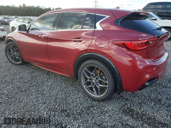 2017 Infiniti QX30 Sport with VIN SJKCH5CP1HA020580, listed as a Copart auction lot 75184324 with 0 mi miles and Salvage Title. Bid and sale history available at carsss.com. Image 2.