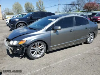 2008 Honda Civic Sdn Si with VIN 2HGFA55588H701189, listed as a Copart auction lot 52232765 with 305,360 mi miles and Salvage Title. Bid and sale history available at carsss.com. Image 1.