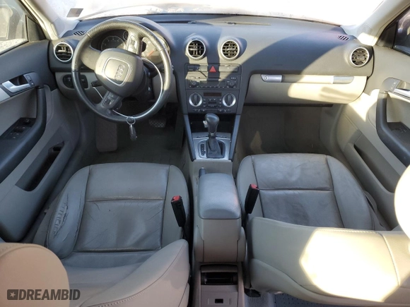 2007 Audi A3 with VIN WAUNF78P47A133327, listed as a Copart auction lot 46684275 with 0 mi miles and Salvage Title. Bid and sale history available at carsss.com. Image 8.