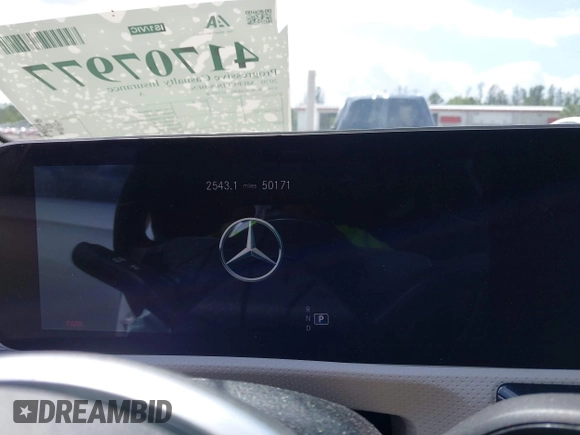 2020 Mercedes-Benz A 220 with VIN W1K3G4EB1LJ234968, listed as a IAAI auction lot 41707977 with 50,171 mi miles and . Bid and sale history available at DreamBid. Image 7.